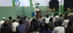Hari Pertama Sholat Tarawih, Kalapas Kediri Berikan Kultum Kepada WBP