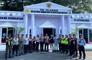 Selayang Pandang: Miniatur Istana Merdeka Polresta Malang Kota Jadi Perhatian Para Pemudik