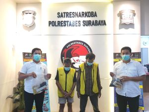 Polrestabes Surabaya Tangkap Bandar Sabu Plus Pengedarnya