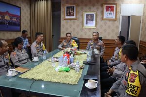 Kapolres AKBP Teguh Priyo Wasono Sambut Tim Supervisi Polda Bali