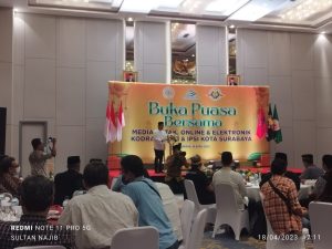 Undang Awak Media, PT. Dharma Lautan Utama Bersama Tarung Derajad Jatim dan IPSI Kota Surabaya Buka Puasa Bersama di Hotel Santika