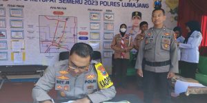 Kapolres Lumajang Pantau Pos PAM QR, dan Berikan Apresiasi Kepada RAPI