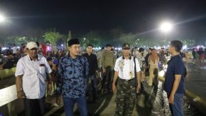 Pastikan Kenyamanan Pengunjung, Wabup Sampang Pantau Alun-Alun Trunojoyo