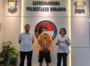Edarkan Sabu, Seorang Kulibangunan Ditangkap Satnarkoba Polrestabes Surabaya