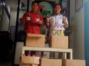 Satresnarkoba Polres Kediri Amankan Ribuan Botol Miras