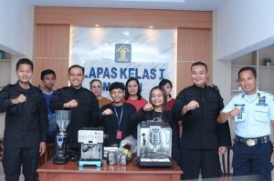 Lapas Kelas I Madiun Bekali WBP Pelatihan Barista