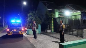 Polsek Kertosono Tingkatkan Patroli di Pemukiman Rumah Kosong