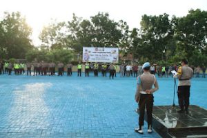 Pasca Pandemi Covid-19, Kapolres Bangkalan Sampaikan Arahan Pada Apel Kesiapan PAM Malam Takbir dan Sholat Idul Fitri 1444H