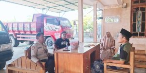 Ciptakan Pilkades Aman Dan Kondusif, Polsek Klampis Polres Bangkalan Datangi Kediaman Cakades