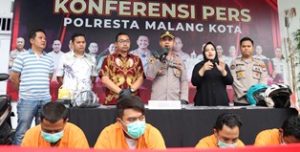 Polsek Blimbing Polresta Malang Kota Berhasil Ungkap Sindikat Curanmor di 16 TKP