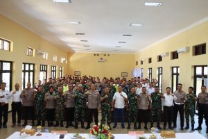 TNI – Polri di Pacitan Gelar Silaturahmi Jaga Sinergitas dan Soliditas
