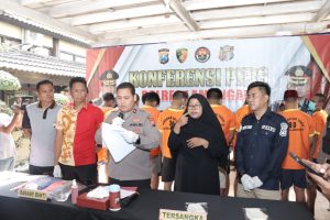 *Polres Lamongan Berhasil Ungkap 9 Kasus Yang Melibatkan Oknum Pesilat
