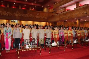 Kapolres AKBP Teguh Priyo Wasono Hadiri Pembukaan Pesta Kesenian Bali.