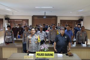 Kapolres AKBP Teguh Priyo Wasono Ikuti Dialog Penguatan Internal Polri.
