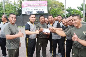 Olahraga Bersama Pupuk Sinergisitas TNI – Polri dan Forkopimda Kabupaten Nganjuk
