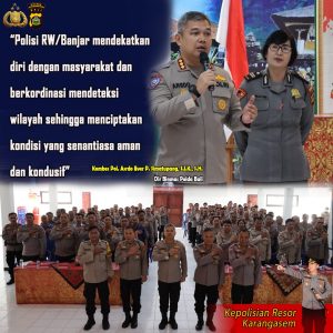 Yuk Simak Apa Itu Polisi RW/Banjar, Ini Sosialisasi di Polres Karangasem