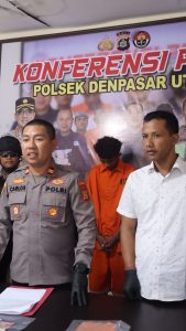 Curi Motor Yang Terparkir, Pria Asal Demak Jawa Tengah Di Amankan Polsek Denpasar Utara
