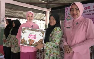 Hut YKB Ke-43 Tahun 2023, Ketua Cabang Yayasan Kemala Bhayangkari Gresik Berbagi Tali Asih