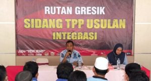54 Warga Binaan Rutan Gresik Ikuti Sidang TPP Usulan Integrasi