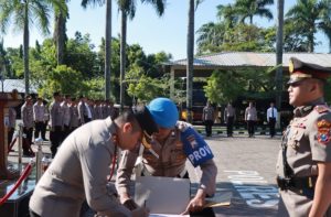 Mutasi Jabatan Kasat Reskrim dan Resnarkoba Polres Nganjuk, Kapolres : Siapapun Pejabatnya Tentu Akan Mengalami Mutasi
