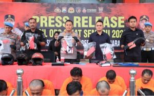 Operasi Pekat Semeru Polres Gresik Gulung 21 Pelaku Kejahatan