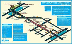 PEMKOT SURABAYA SEDIAKAN TITIK PARKIR DAN ALIHKAN ARUS LALU LINTAS JELANG EVENT FESTIVAL RUJAK ULEG 2023