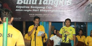AKBP Siswantoro Buka Pertandingan Bulu Tangkis Kapolres Sampang Cup HUT Bhayangkara Ke-77