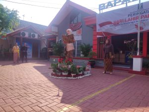Aktualisasikan Nilai-Nilai Pancasila, Bapas Kediri Gelar Upacara Hari Lahir Pancasila