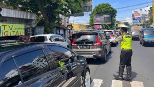 Polresta Malang Kota Siagakan 124 Personel Antisipasi Kepadatan Lalulintas di Libur Panjang
