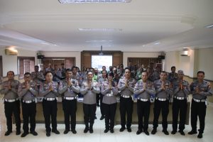 Kapolres AKBP Teguh Priyo Wasono Beri Arahan Personel Lantas 
