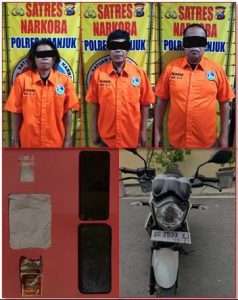 Polres Nganjuk amankan Tiga Orang Pengedar Sabu Jaringan Lokal, Salah Satunya Residivis