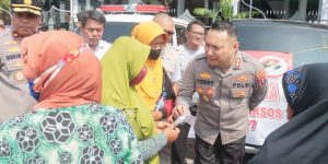 Polres Kediri Kota Bersama RSTN Gelar Pengobatan Gratis di Lereng Gunung Wilis