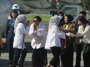 Bersama Forkopimda Kapolda Bali Sambut Kedatangan Ibu Negara RI