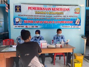 Penuhi hak kesehatan wbp, Lapas Pamekasan lakukan tes kesehatan dan skrining TBC&HIV bagi WBP baru