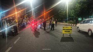 Razia Gabungan Rayon 4 Polrestabes Surabaya, Antisipasi Aksi Kriminalitas di Malam Hari