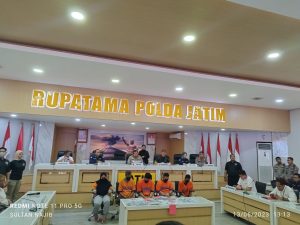 Polda Jatim Berhasil Ungkap Kasus Perdagangan Orang, 5 Tersangka Diamankan dan  4 Tersangka masih DPO
