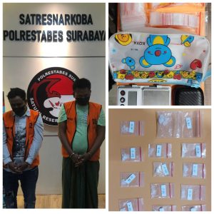 18 Poket Sabu-sabu Diamankan, 2 Pengedar Ditangkap Polrestabes Surabaya