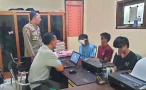 Polisi Berhasil Amankan 3 Remaja Diduga Pencuri Bodyset Motor