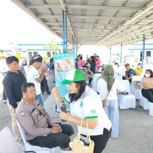 Sambut Peringati HUT Bhayangkara ke-77, Polsek Benoa Gelar Jumat Curhat