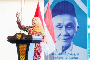 Rakernas V Pergunu, Gubernur Khofifah Ajak Guru Jadi Sosok Game Changer dan Enabler Leader