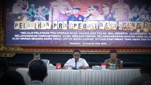 Antisipasi Pelanggaran Oleh Warga Negara Asing, Polda Bali Gelar Latihan Pra Operasi Nusa Agung-2023