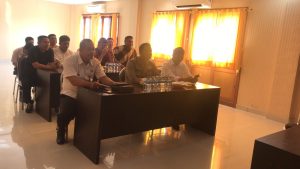 Cegah TPPO, Kapolsek Kutsel ajak Bendesa adat se Kuta Selatan ikuti sosialisasi.