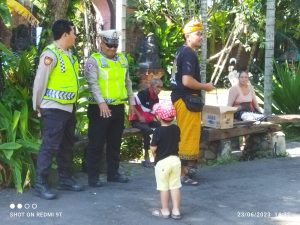 Atensi Mecut Kelod Art Festival 2, Polsek Denpasar Barat Lakukan Pengamanan