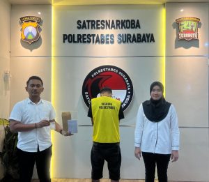 Simpan Sabu-Sabu di Celana Dalam, Pria Pengguran Di Amankan Satnarkoba Polrestabes Surabaya