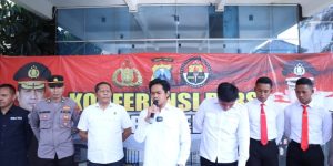 Polres Kediri Amankan Lima Oknum Pesilat Tersangka Kasus Pengeroyokan di Ngasem