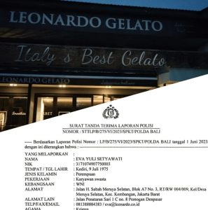 Peristiwa Perampokan Cafetaria Leonardo Gelato menyisakan Kesedihan Dan Kerinduan Penggemarnya