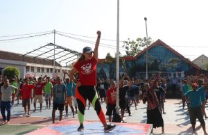 Jaga Kebugaran Fisik Dan Imunitas WBP Lapas I Madiun Ikuti Senam Sehat