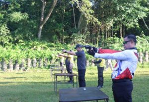 Sambut Hari Bhayangkara, Polres Gianyar Laksanakan Lomba Menembak