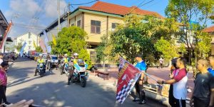 Peringati HUT Bhayangkara Ke-77, Polres Sumenep Gelar Parade Ranmor Dinas