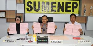 Kado HUT Bhayangkara Ke-77 Polres Sumenep Berhasil Menyelesaikan Tipikor Gedung Dinkes, 6 orang ditetapkan Tersangka